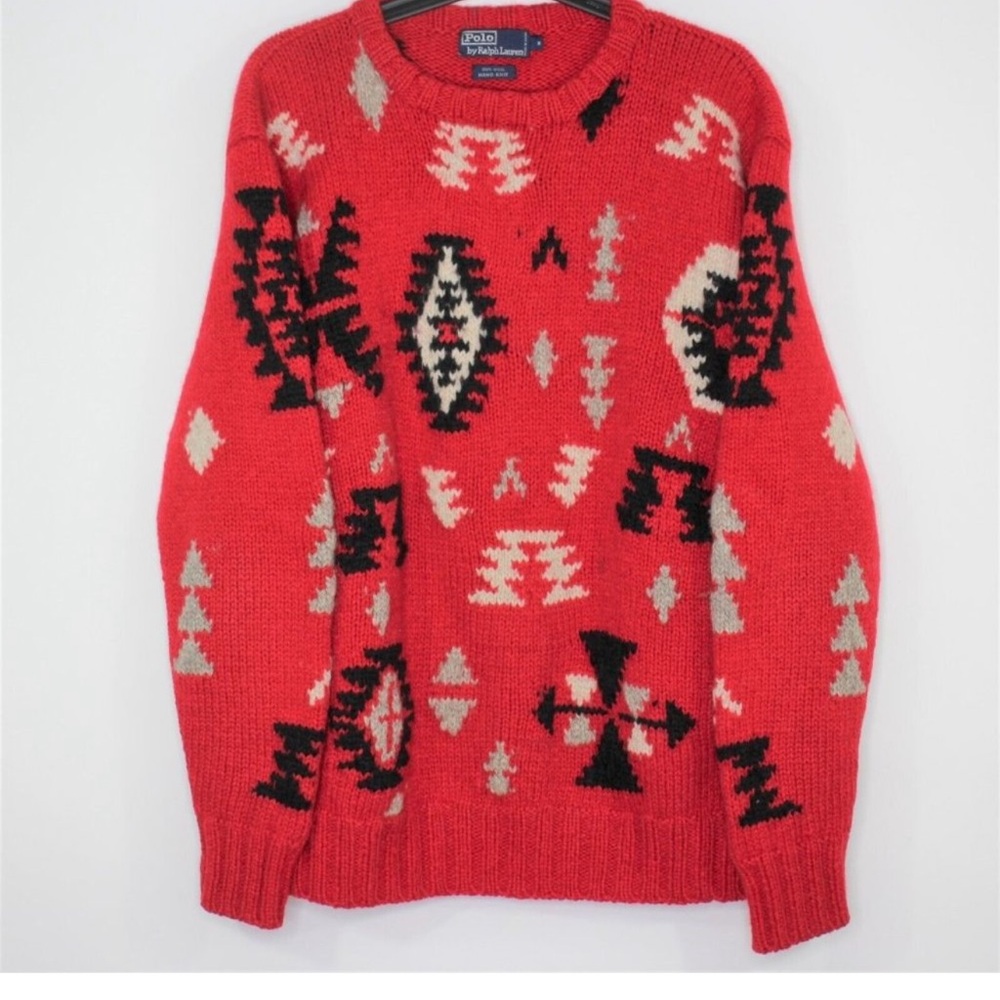 Vintage Polo Ralph Lauren Aztec Sweater